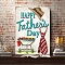 DIY Father's Day Theme Full Drill Diamond Painting Canvas Kits, with Resin Rhinestones, Diamond Sticky Pen, Plastic Tray Plate and Glue Clay, Father's Day Themed Pattern, 400x300x0.2mm