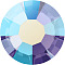 Preciosa&reg MAXIMA Crystal No Hotfix Flatback Stones, Czech Crystal, Dura Foiling, Round(438 11 615 Chaton Rose), 20490 200 Purple Velvet AB, SS10(2.7~2.9mm)