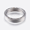 304 Stainless Steel Rings RJEW-G092-17-19mm-2