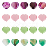 Olycraft 20pcs 4 style Natural Gemstone & Cat Eye Home Display Decorations DJEW-OC0001-36-1