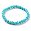 Dyed Natural Jade Beads Stretch Bracelets BJEW-G633-A-3