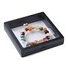 Natural Mixed Gemstone Round Beaded Stretch Bracelet BJEW-YW0001-05-6