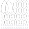 Beebeecraft 200Pcs 304 Stainless Steel Earring Hooks STAS-BBC0004-46-1