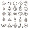 Pandahall 50Pcs 25 Styles Alloy Rhinestone Charms FIND-TA0002-94-10