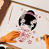 Plastic Reusable Drawing Painting Stencils Templates DIY-WH0202-274-5