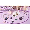 Fashewelry 14Pcs 7 Style Natural Mixed Gemstone Cabochons G-FW0001-14-15