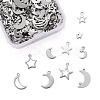 Tarnish Resistant 200Pcs 10 Style 304 Stainless Steel Charms STAS-LS0001-33P-1