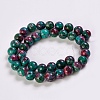 Synthetic Ruby in Zoisite Beads Strands G-K254-05-8mm-2
