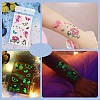 Luminous Removable Temporary Water Proof Tattoos Paper Stickers PW-WG0C2ED-03-1