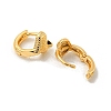 Light Gold Brass Hoop Earrings for Women EJEW-E295-32KCG-2