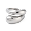 Non-Tarnish 304 Stainless Steel Rings for Women RJEW-K270-05D-P-2