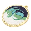 Alloy Enamel Pendants PALLOY-S034-02KCG-J-2