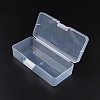 Plastic Bead Containers with Hinged Lid AJEW-WH0479-90-2