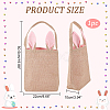 Easter Theme Jute & Cloth Rabbit Ear Gift Bags ABAG-WH0025-07A-2