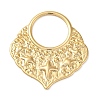 Brass Pendants KK-O100-04G-1