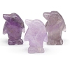 Natural Amethyst Carved Healing Penguin Figurines PW-WG12060-03-1