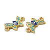 Alloy Enamel Connector Charms PALLOY-F290-46G-2