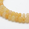 Natural Yellow Jade Beads Strands X-G-G665-12-6x4mm-3