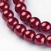 Glass Pearl Beads Strands HY-8D-B73-2