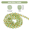 SUPERFINDINGS 1 Strand Natural Prehnite Beads Strands AJEW-FH0003-68-2