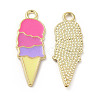 Summer Theme Alloy Enamel Pendants ENAM-B050-07G-04-1