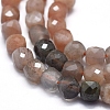 Natural Sunstone Beads  Strands G-D0013-30-3