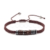 Hope Morse Code Stretch Bracelets Set BJEW-JB07352-05-3