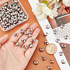 DICOSMETIC 120pcs 304 Stainless Steel Crimp Beads Covers STAS-DC0004-88-2
