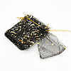 Hot Stamping Rectangle Organza Drawstring Gift Bags WG15067-19-1