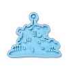 Castle with Ghost Pendant Silicone Molds DIY-F109-06-2