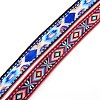 Ethnic Style Embroidery Polycotton Ribbons OCOR-WH0066-31D-2