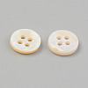 Natural 4-Hole Freshwater Shell Buttons BUTT-T011-01B-3