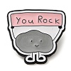 You Rock Cartoon Man Alloy Enamel Pins Brooches JEWB-U009-07-1