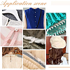 Polyester Braid Trims with Elastic Button Loops OCOR-WH0071-039A-5