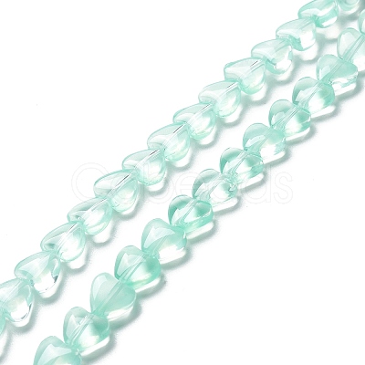 Transparent Glass Beads Strand GLAA-F112-01E-1