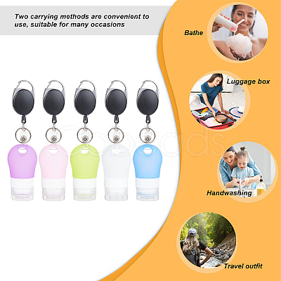 Portable Silicone Travel Bottles MRMJ-BC0002-10-1