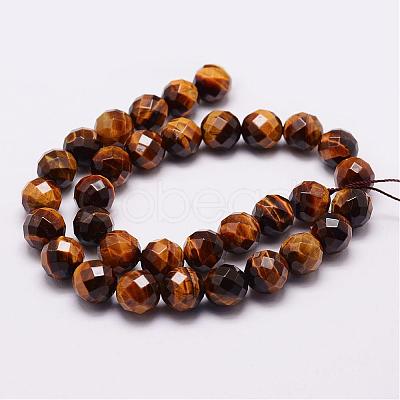 Natural Tiger Eye Beads Strands G-N0179-01-12mm-1