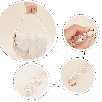 ABS Imitation Pearl Bag Chain FIND-WH0094-69-1