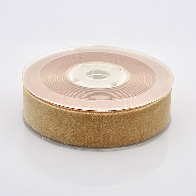 Polyester Velvet Ribbon for Gift Packing and Festival Decoration SRIB-M001-26mm-845-1