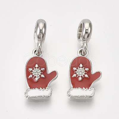 Alloy European Dangle Charms MPDL-S066-090-1