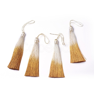 Polyester Tassel Big Pendant Decorations X-FIND-E018-06L-1