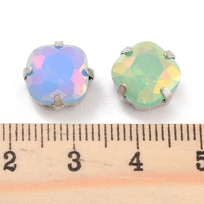 Square Opal Sew On Rhinestones RGLA-G024-07B-P-1