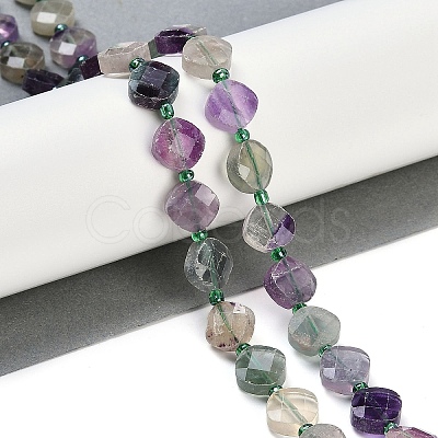 Natural Fluorite Beads Strands G-G182-A02-01-1