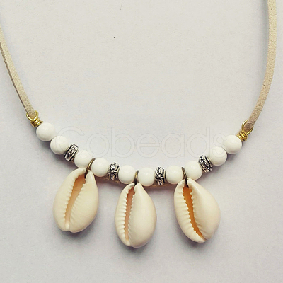 Natural Cowrie Shell Beads BSHE-PH0001-06-1