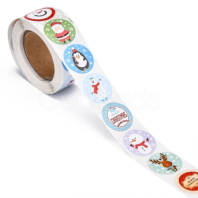 Christmas Roll Stickers X-DIY-J002-B11-1