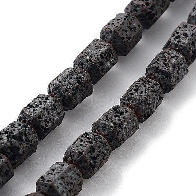 Natural Lava Rock Beads Strands G-H303-C07-1