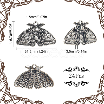 SUNNYCLUE Tibetan Style Alloy Pendants FIND-SC0005-04-1