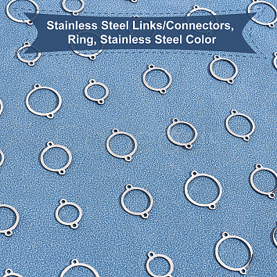 20Pcs Unicraftale 304 Stainless Steel Links/Connectors STAS-UN0025-70-1