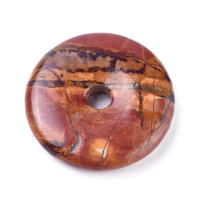 Natural Polychrome Jasper/Picasso Stone/Picasso Jasper Pendants G-D0017-03A-1