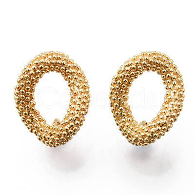 Brass Stud Earrings Findings KK-R116-012-NF-1